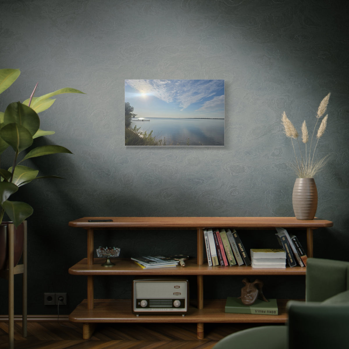 Beautiful Waterfront Morning Canvas Print