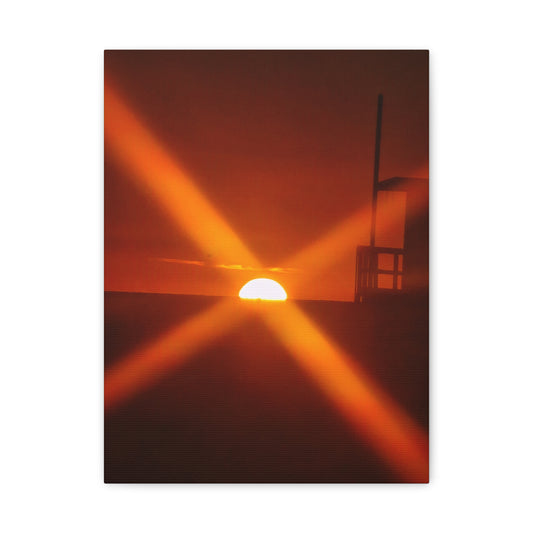 Beautiful Coastal Sunset Canvas Print