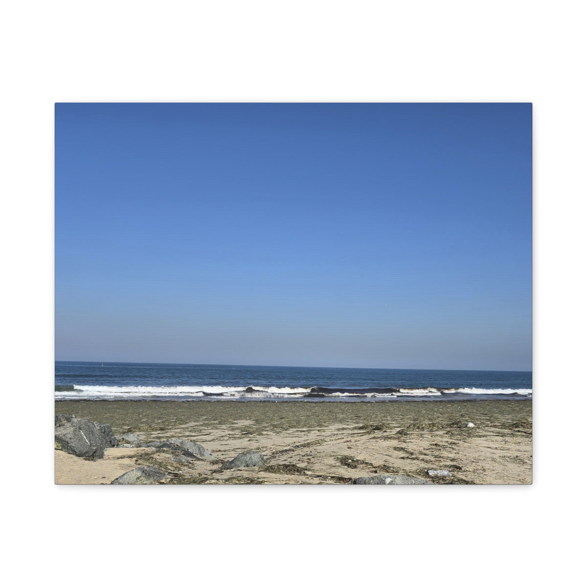 Peaceful Beach Sunset Canvas Print