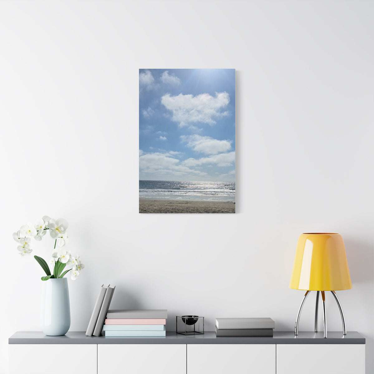 Beautiful Beachfront Day Canvas Print