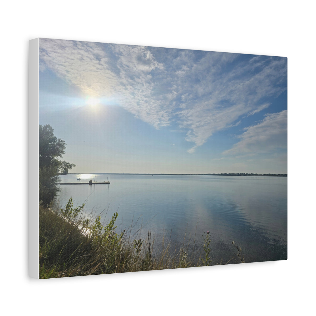 Beautiful Waterfront Morning Canvas Print