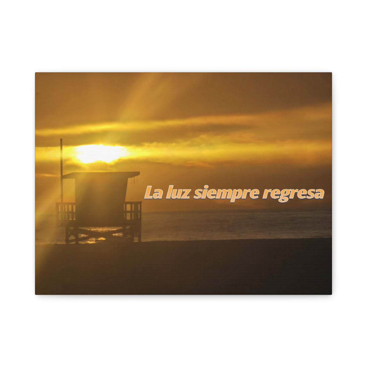 La Luz Siempre Regresa Canvas Print
