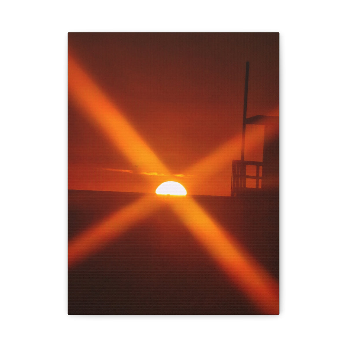 Beautiful Coastal Sunset Canvas Print