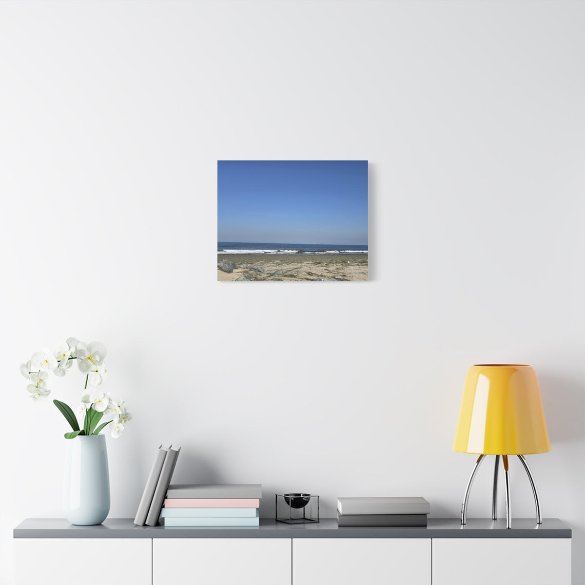 Peaceful Beach Sunset Canvas Print