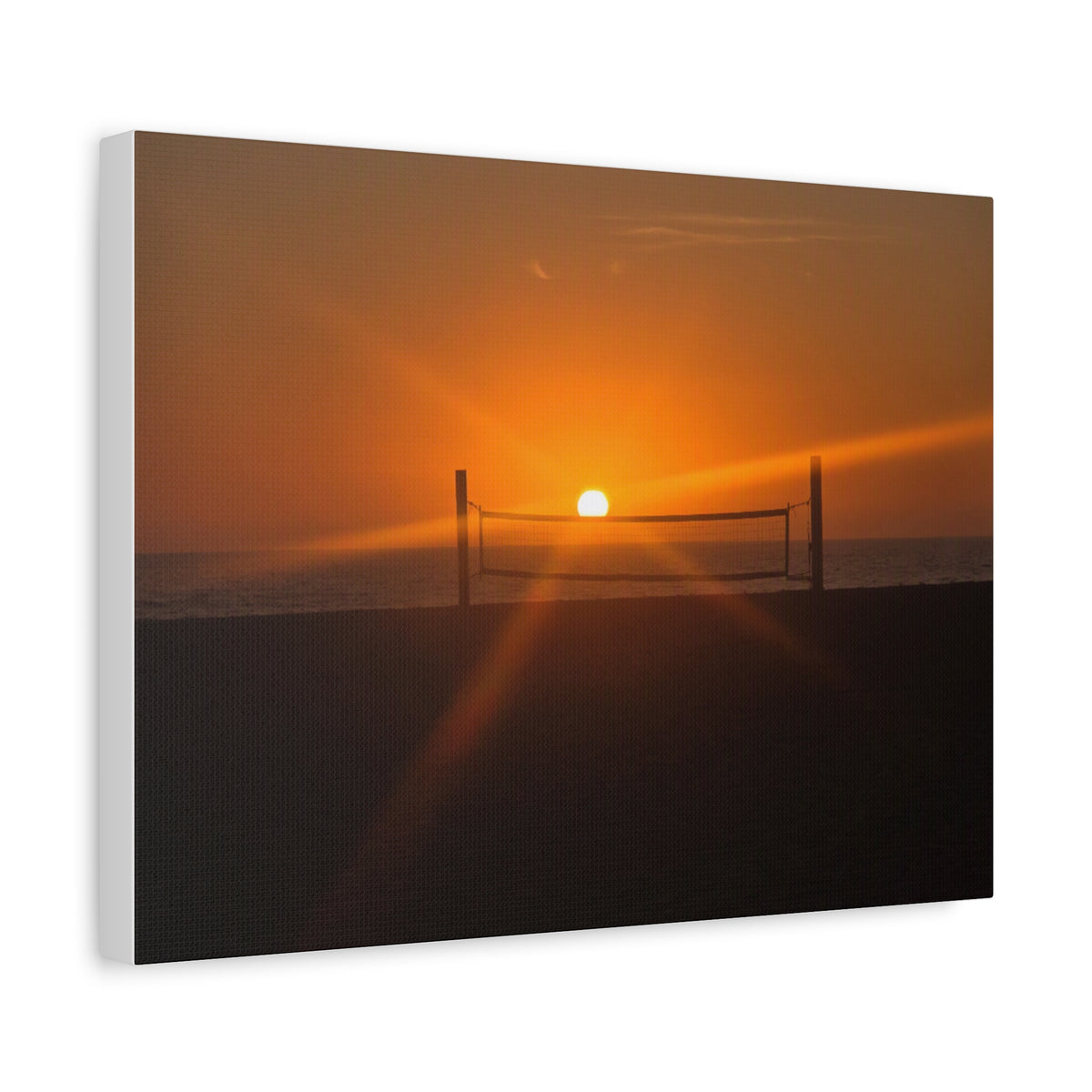 Beachfront Sunset Canvas Print