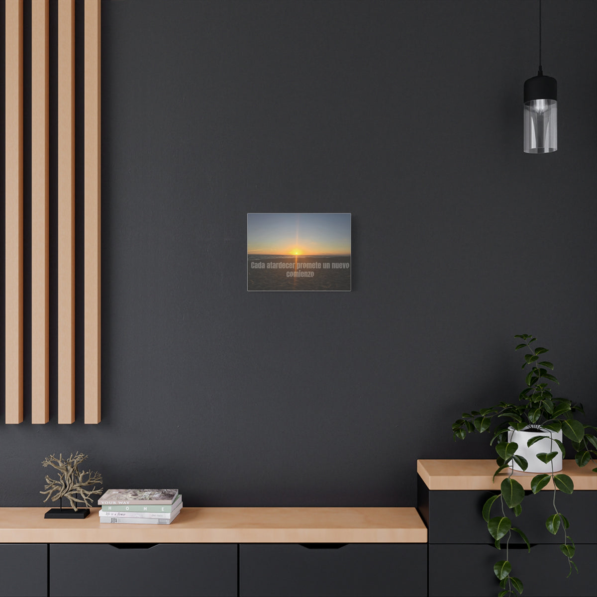 Cada Atardecer Promete un Nuevo Comienzo Canvas Print