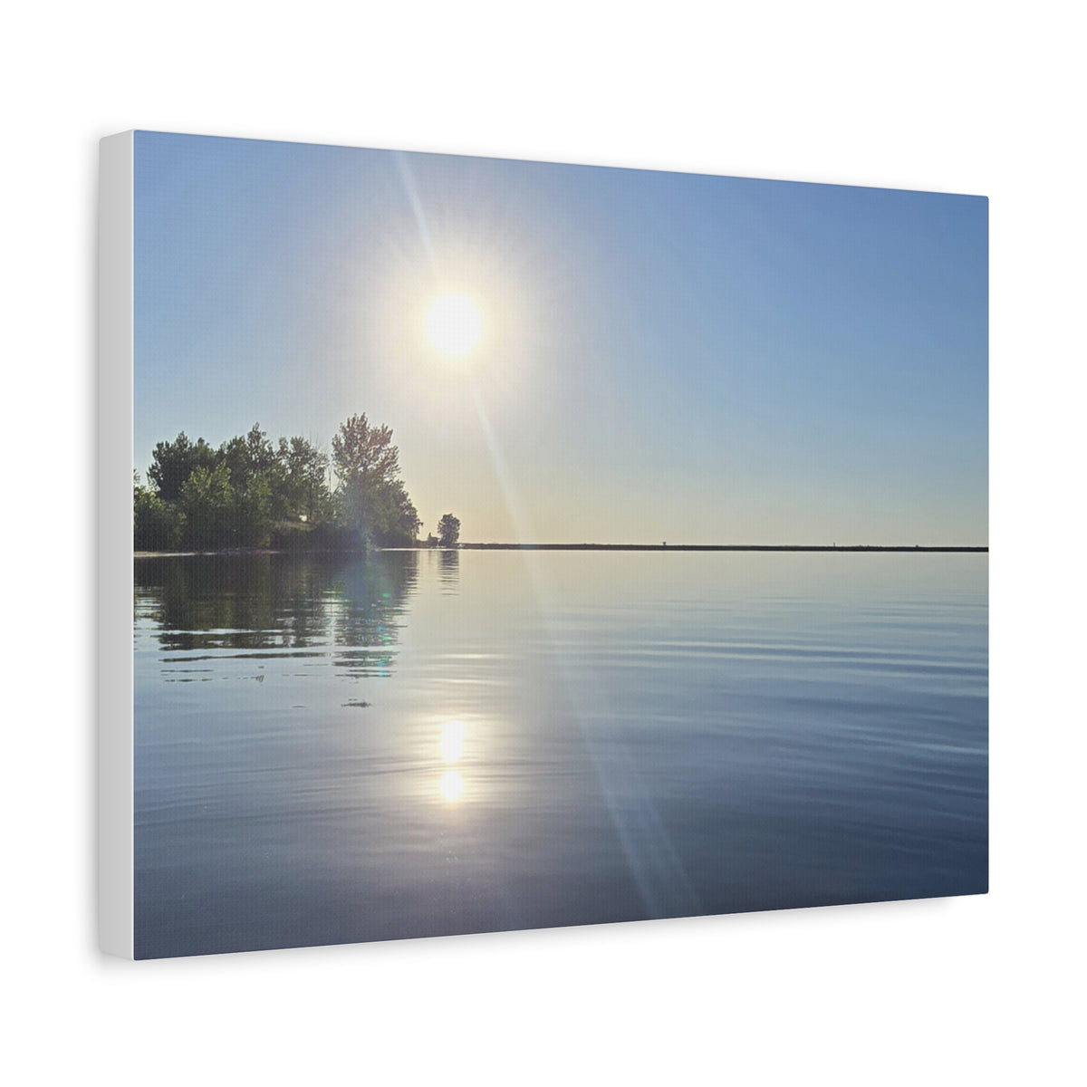 Morning Waterfront View Canvas Print