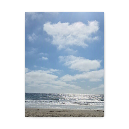 Beautiful Beachfront Day Canvas Print