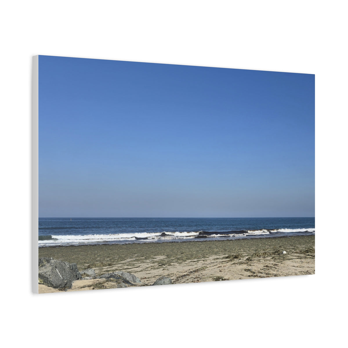 Peaceful Beach Sunset Canvas Print