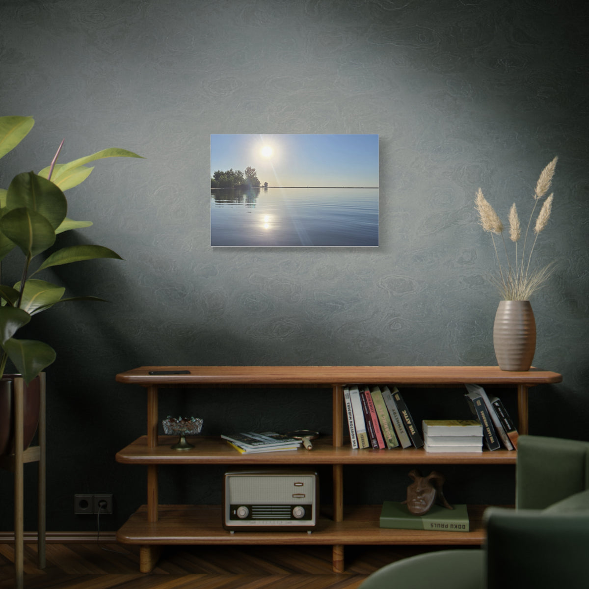 Morning Waterfront View Canvas Print