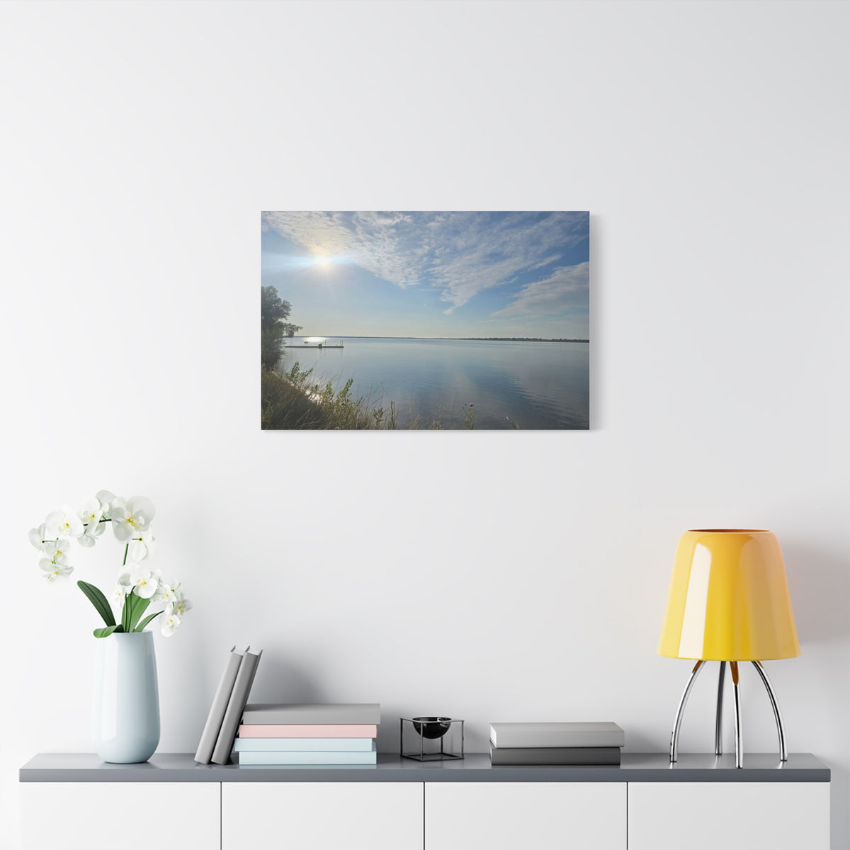 Beautiful Waterfront Morning Canvas Print
