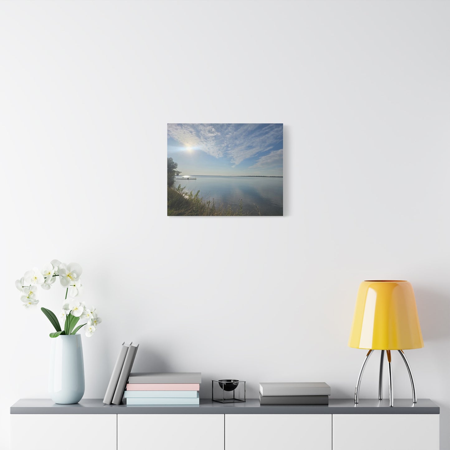 Calm Shore Front Day Matte Canvas, Stretched, 1.25"