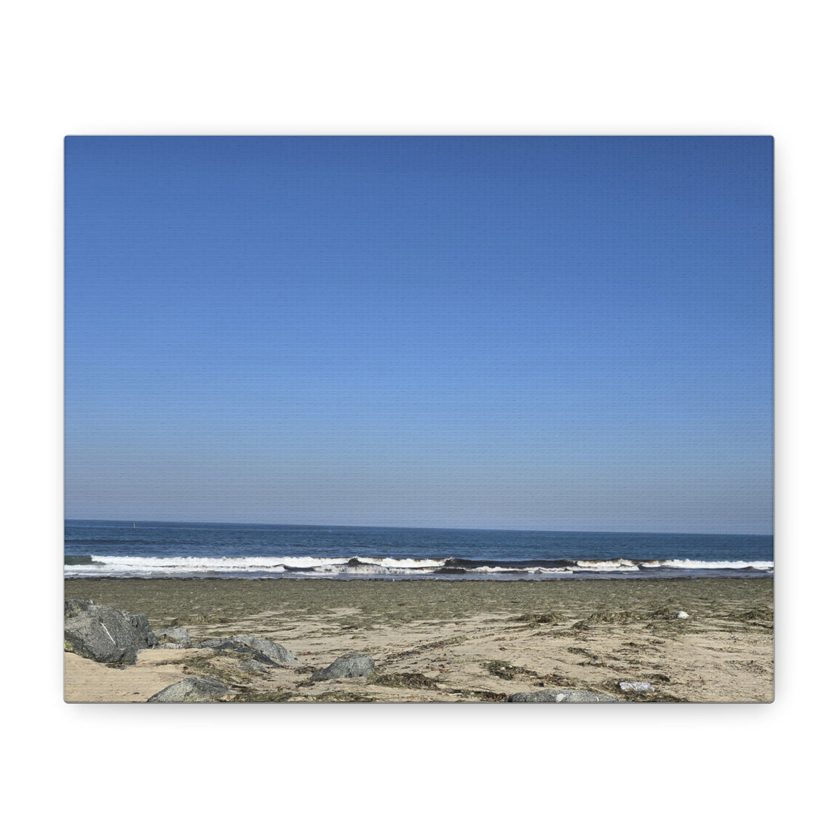 Peaceful Beach Sunset Canvas Print