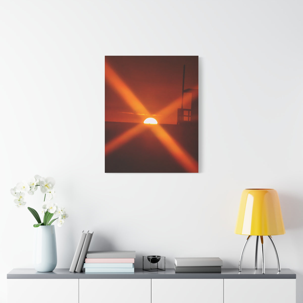 Beautiful Coastal Sunset Canvas Print