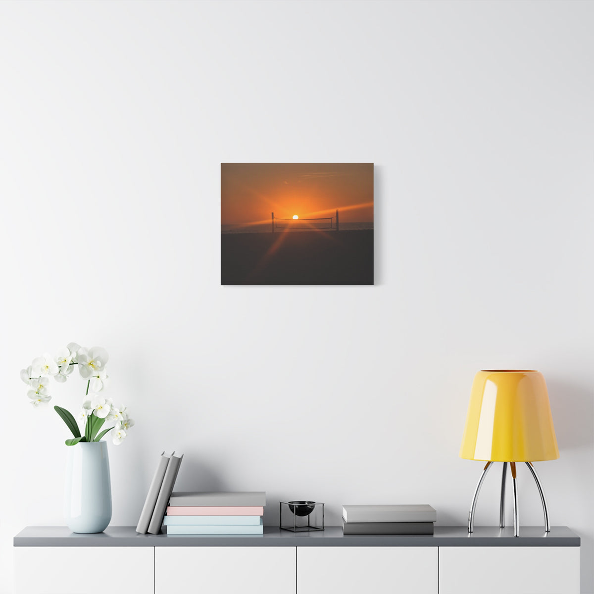 Beachfront Sunset Canvas Print