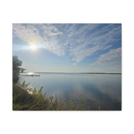 Calm Shore Front Day Matte Canvas, Stretched, 1.25"