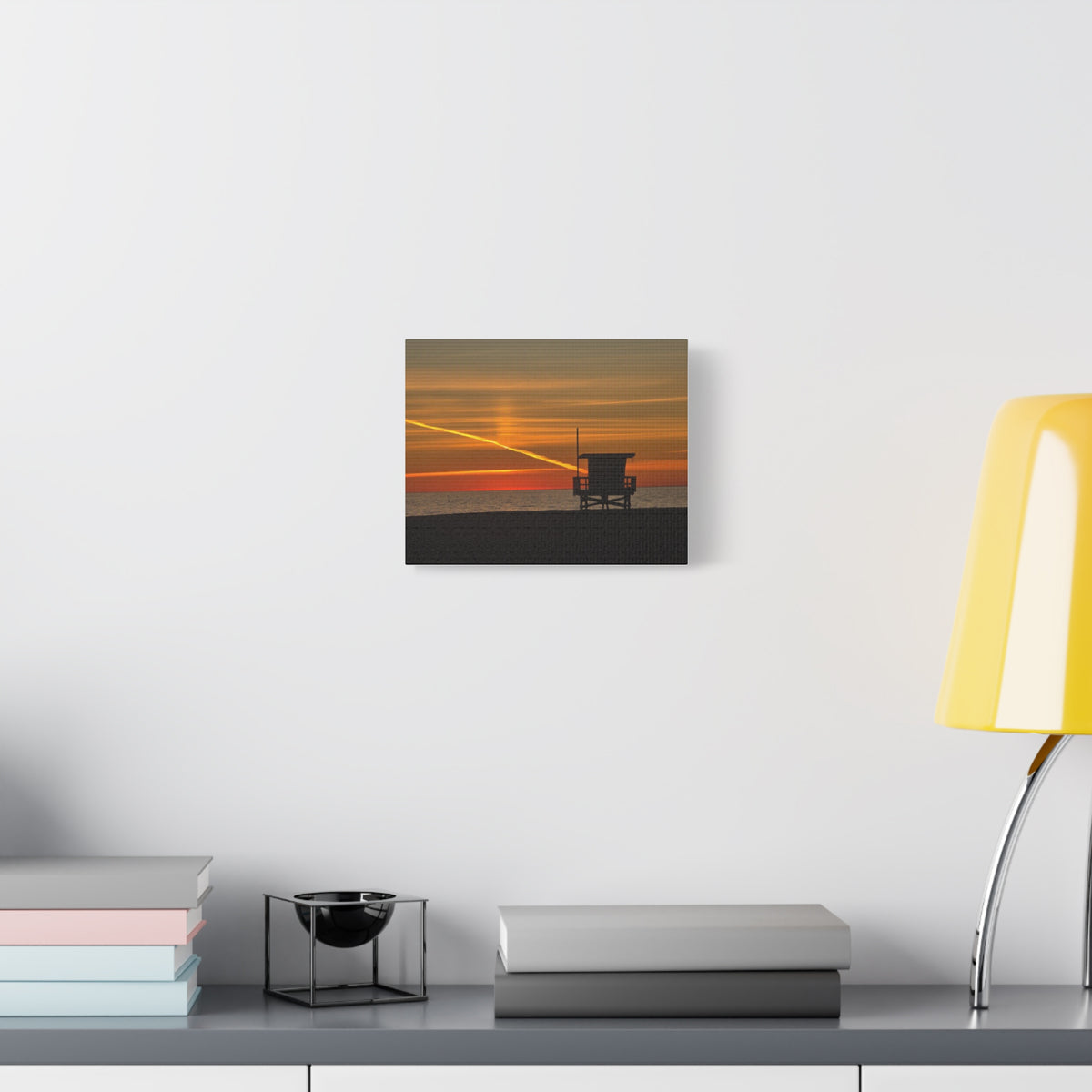 Thankful Sunset Beach Canvas Print