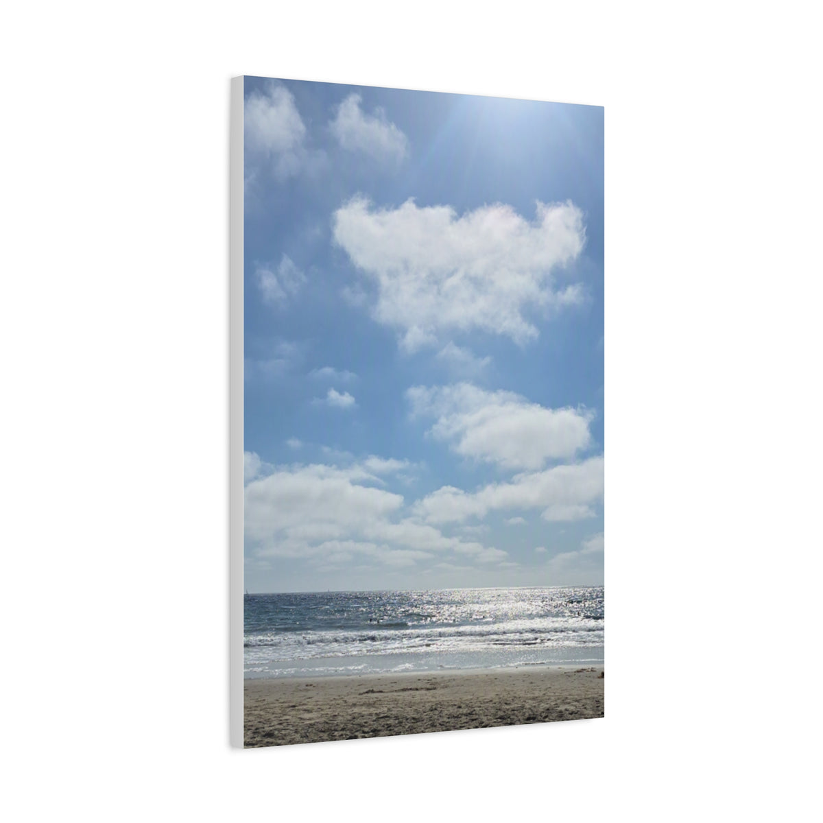 Beautiful Beachfront Day Canvas Print