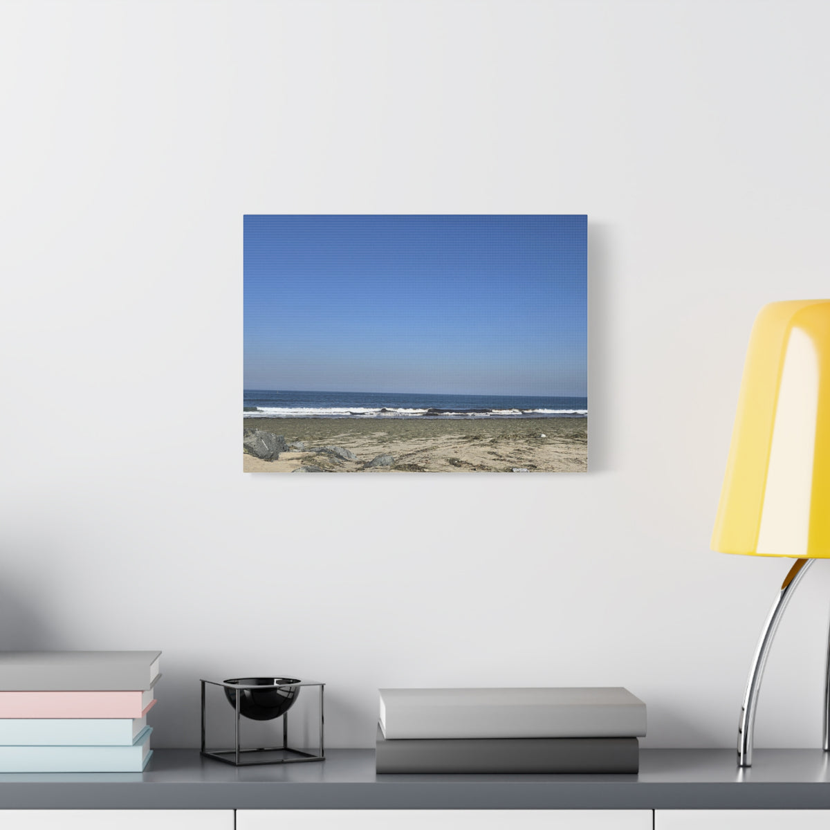 Peaceful Beach Sunset Canvas Print