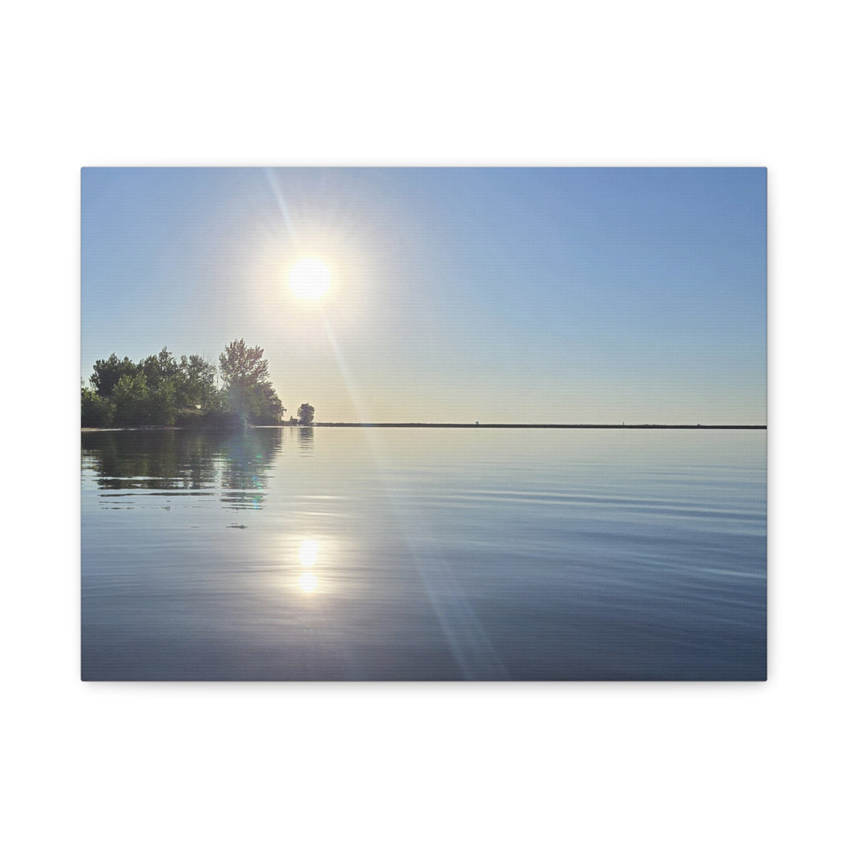 Morning Waterfront View Canvas Print