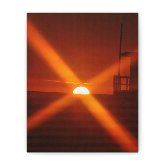 Beautiful Coastal Sunset Canvas Print