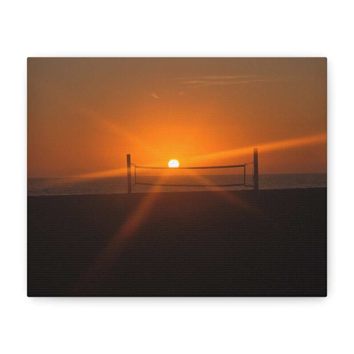 Beachfront Sunset Canvas Print