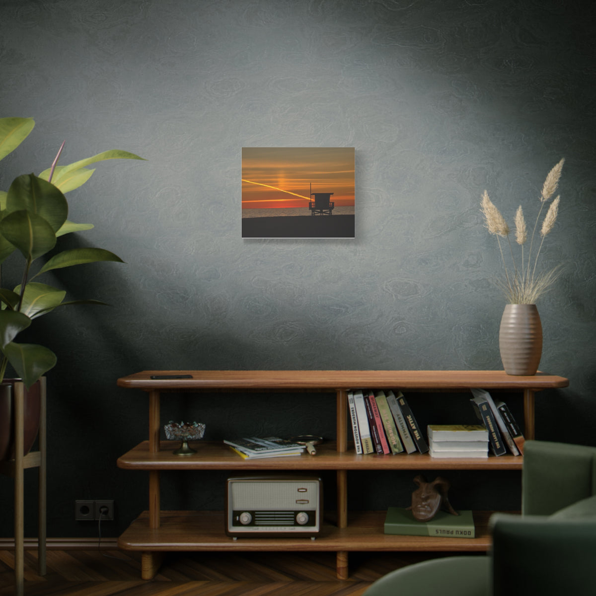 Thankful Sunset Beach Canvas Print