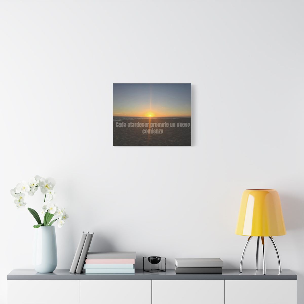 Cada Atardecer Promete un Nuevo Comienzo Canvas Print