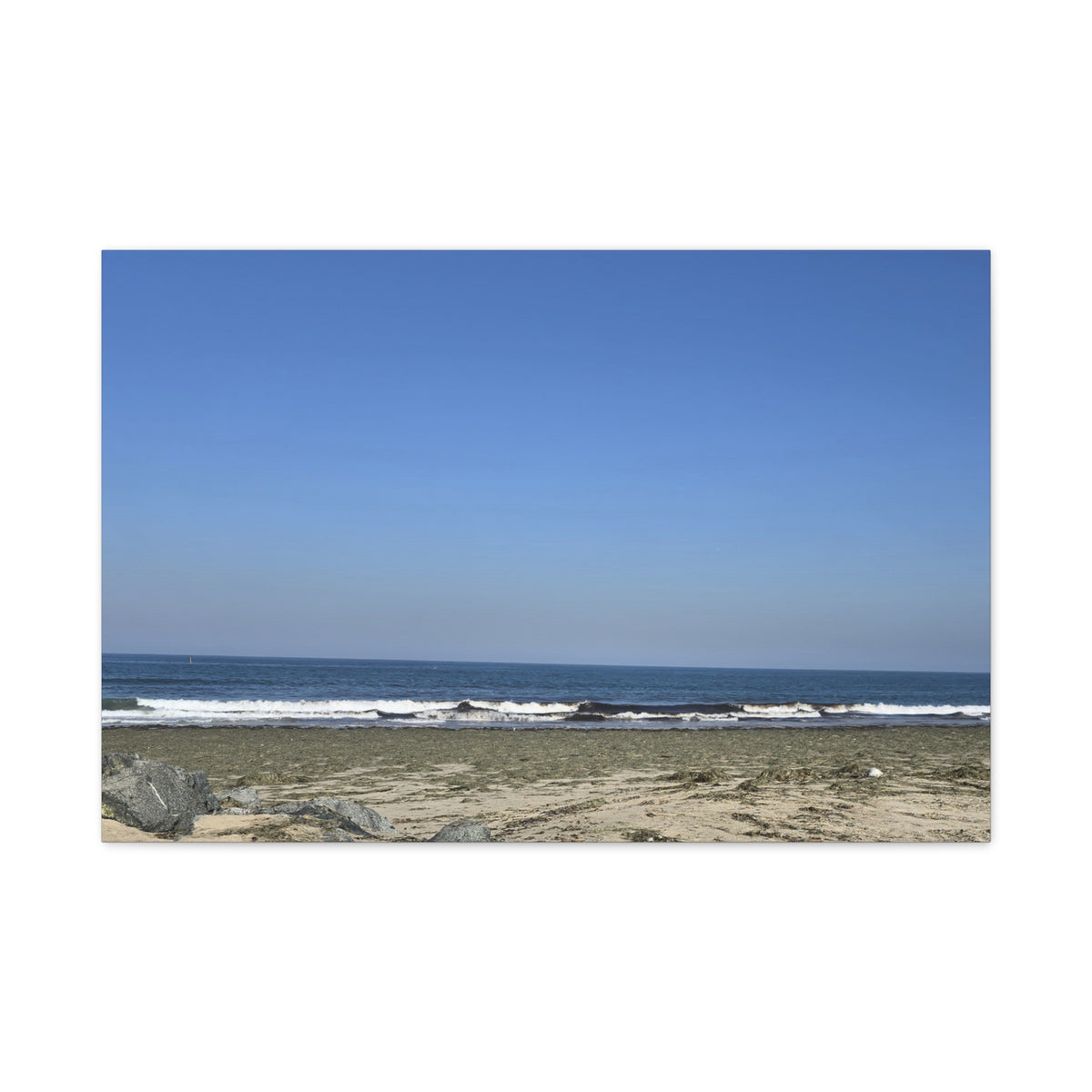 Peaceful Beach Sunset Canvas Print