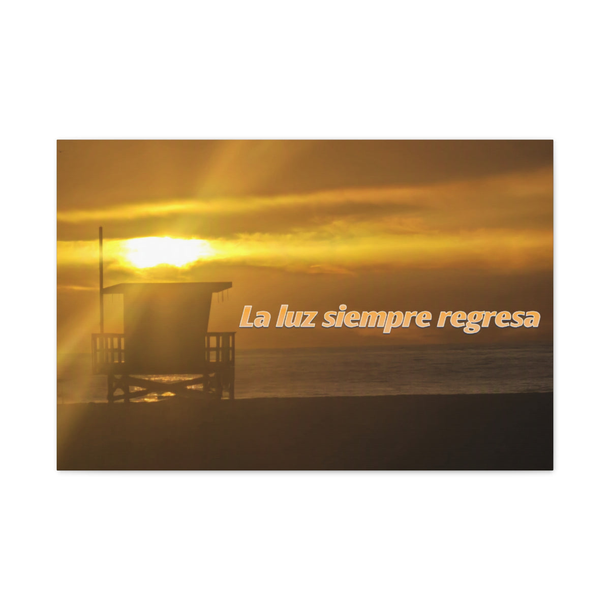 La Luz Siempre Regresa Canvas Print