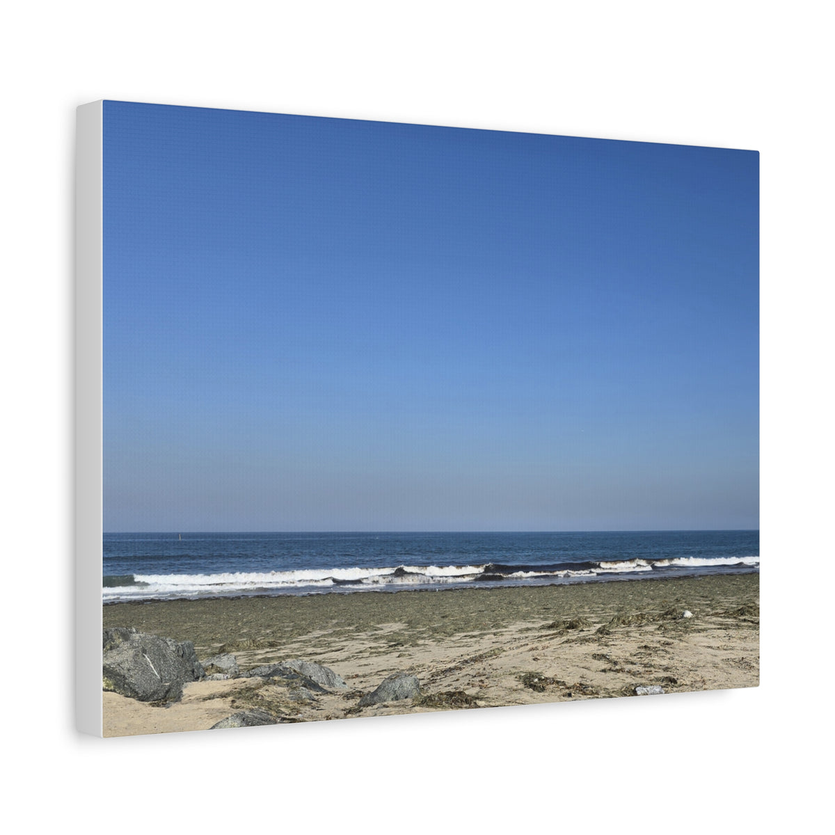 Peaceful Beach Sunset Canvas Print