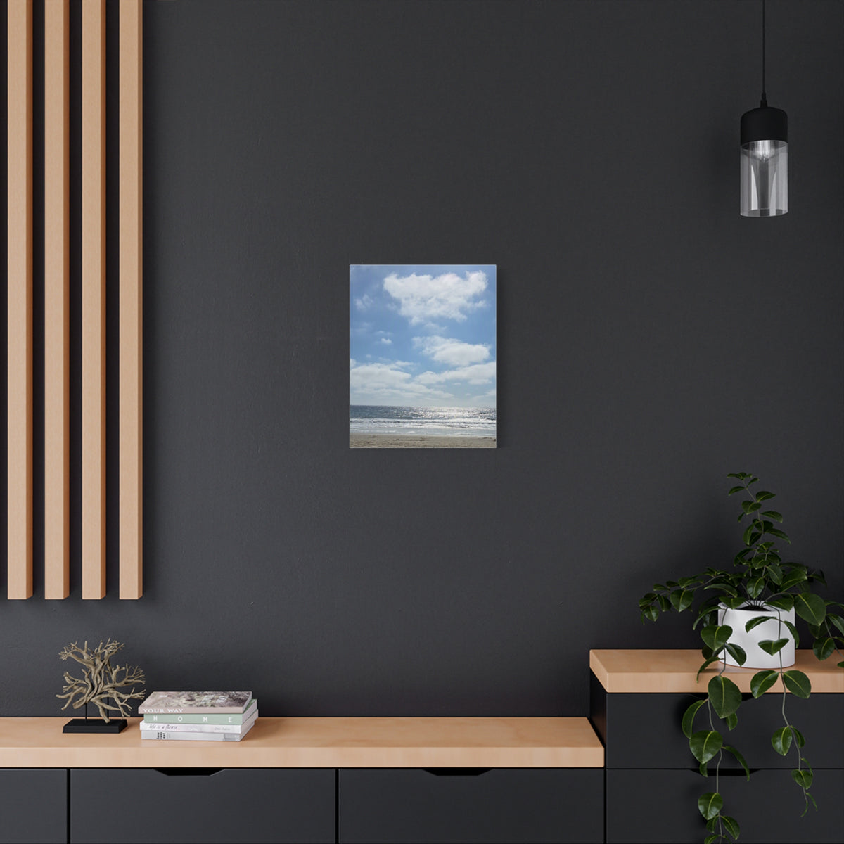 Beautiful Beachfront Day Canvas Print