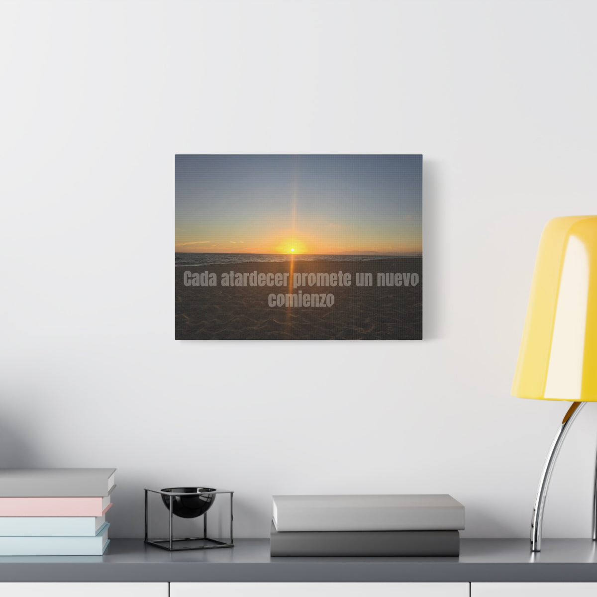 Cada Atardecer Promete un Nuevo Comienzo Canvas Print