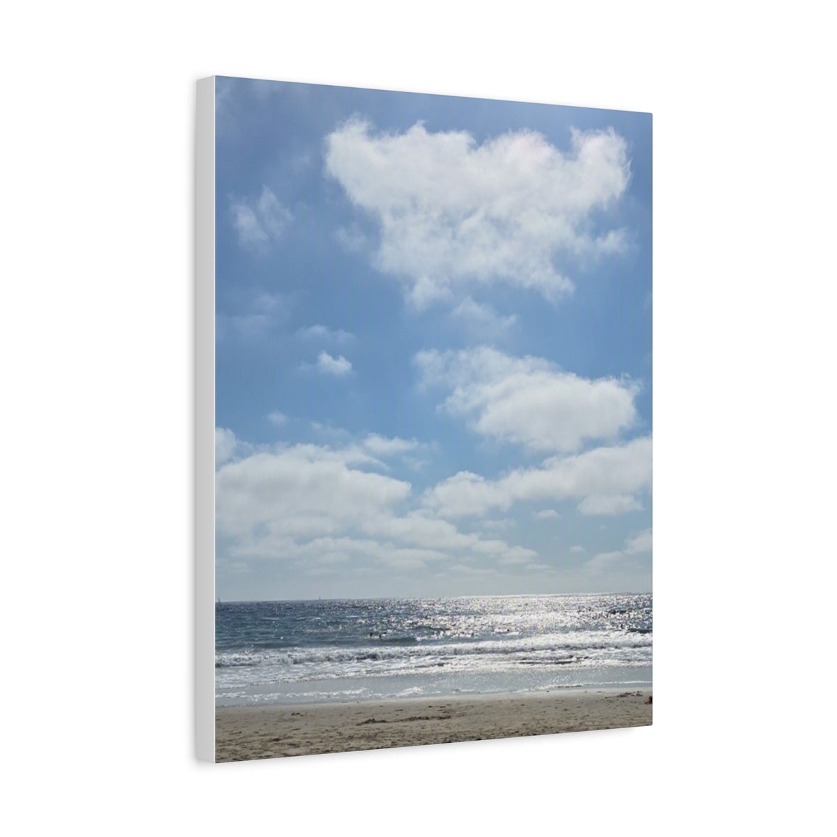 Beautiful Beachfront Day Canvas Print