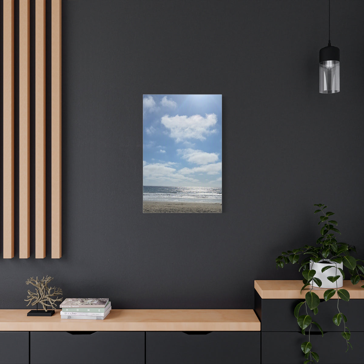 Beautiful Beachfront Day Canvas Print