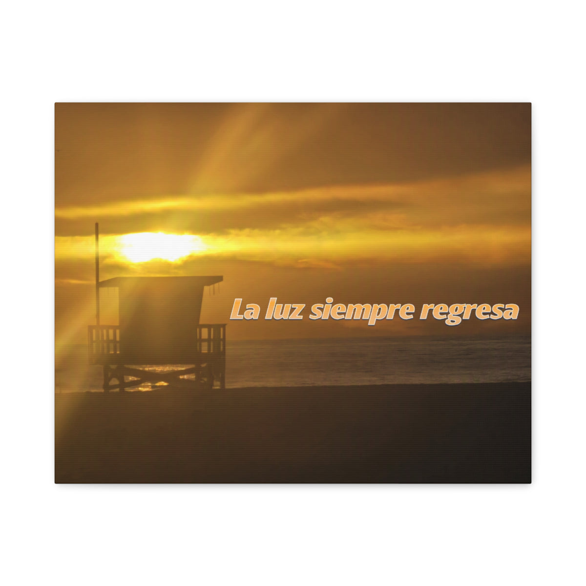 La Luz Siempre Regresa Canvas Print