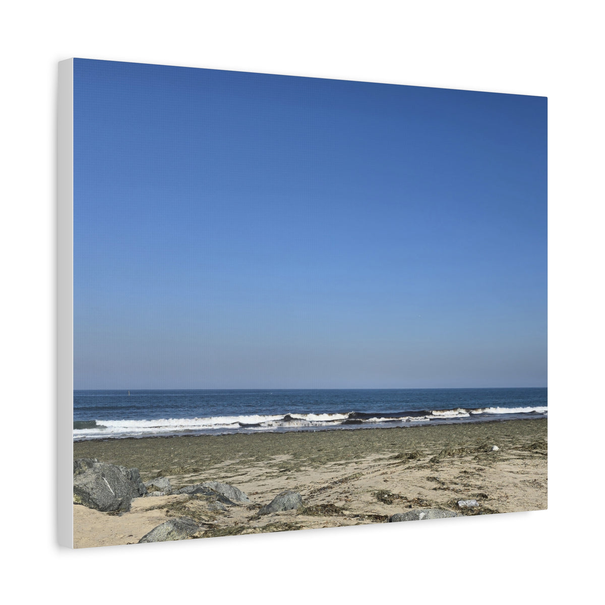 Peaceful Beach Sunset Canvas Print