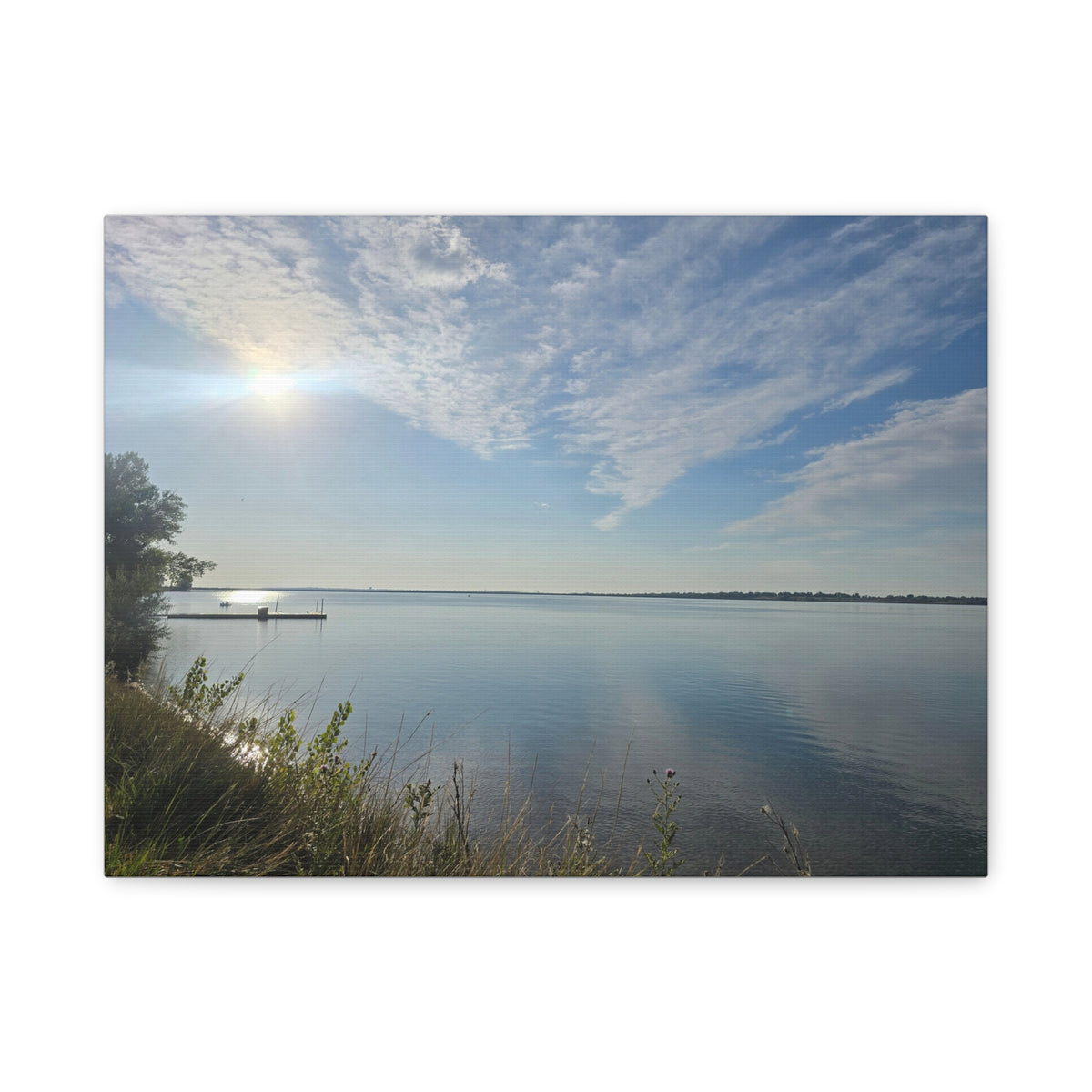 Beautiful Waterfront Morning Canvas Print