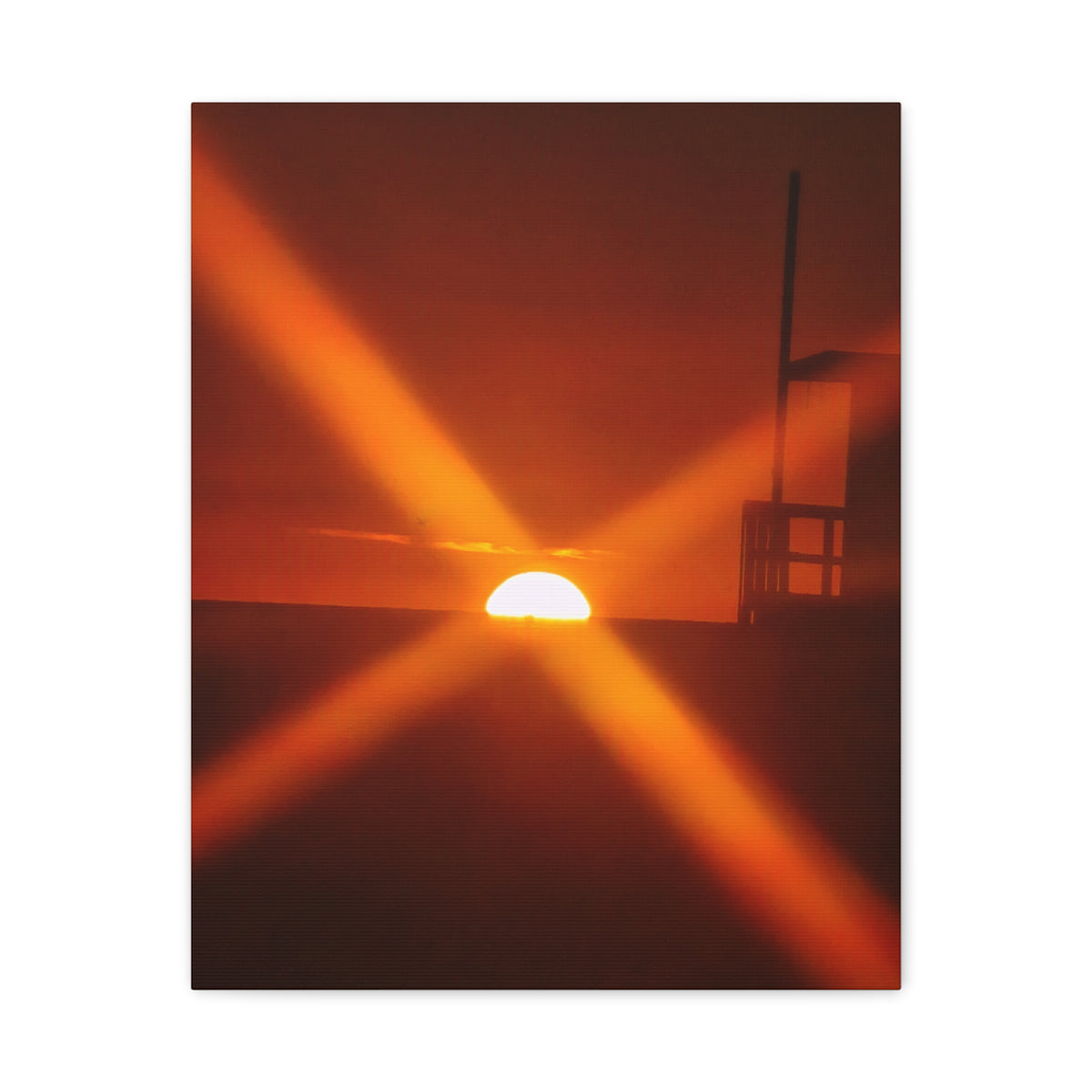 Beautiful Coastal Sunset Canvas Print
