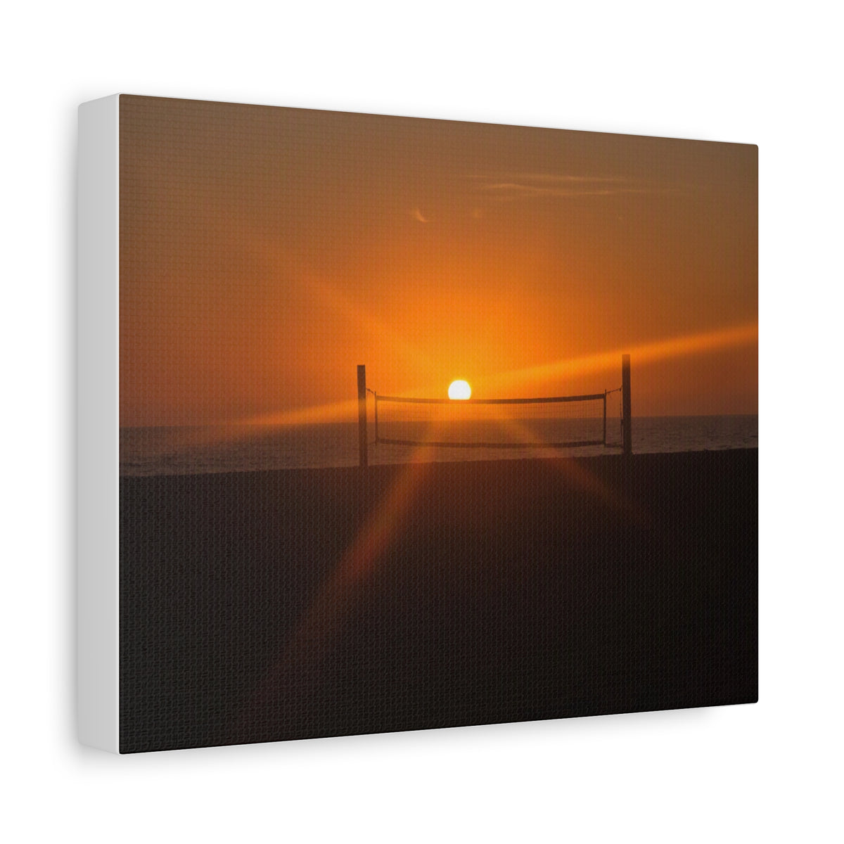 Beachfront Sunset Canvas Print