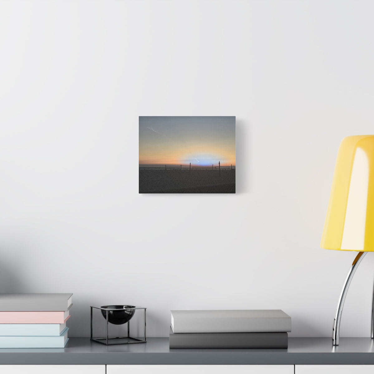 Rare Blue Flash After Beach Volleyball Canvas Print