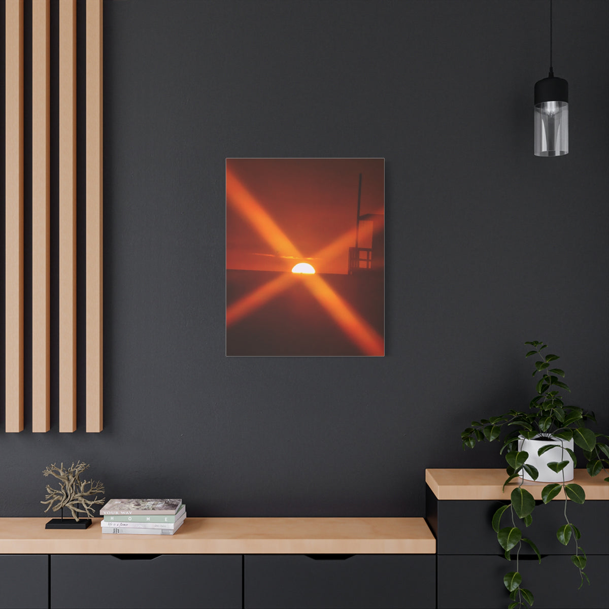 Beautiful Coastal Sunset Canvas Print