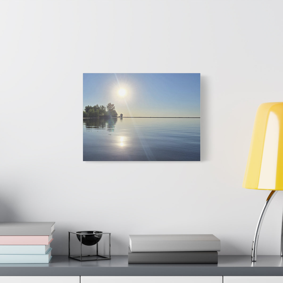 Morning Waterfront View Canvas Print