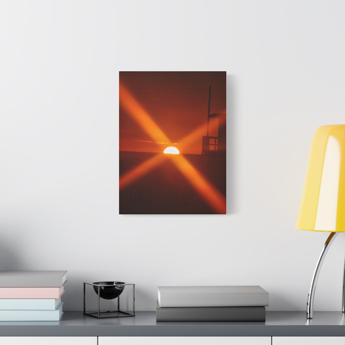 Beautiful Coastal Sunset Canvas Print