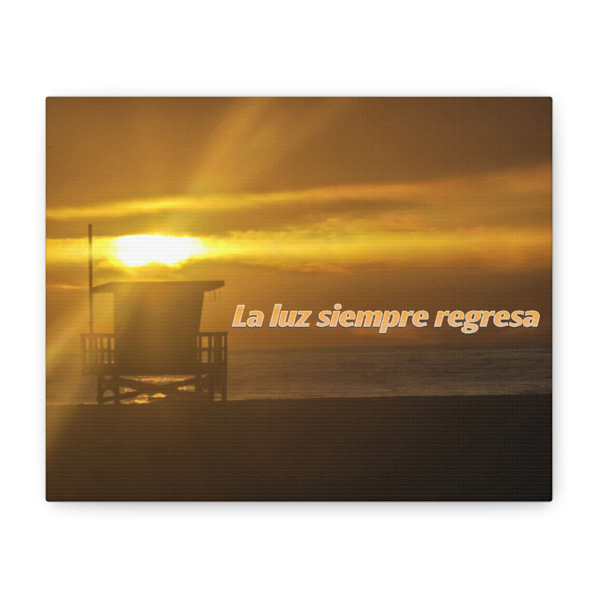 La Luz Siempre Regresa Canvas Print