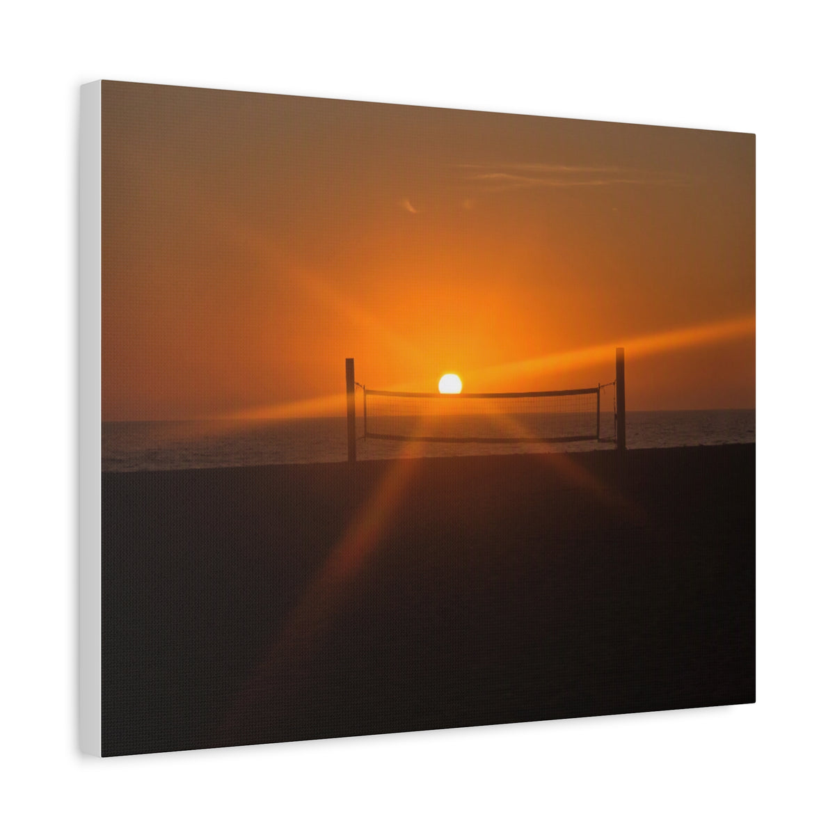 Beachfront Sunset Canvas Print