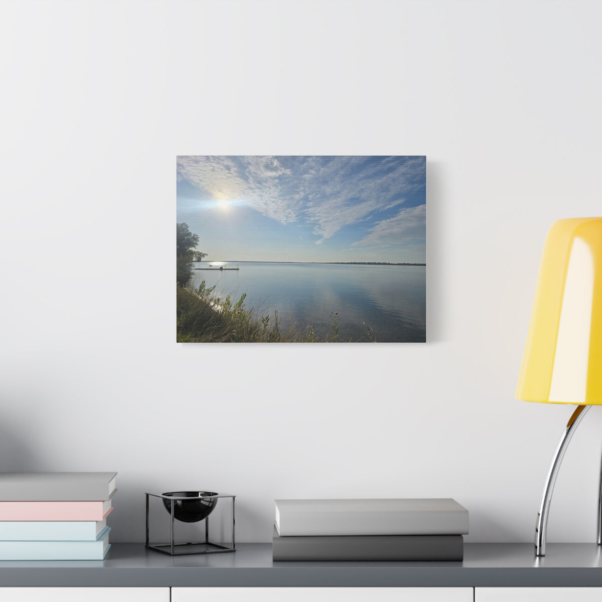 Beautiful Waterfront Morning Canvas Print