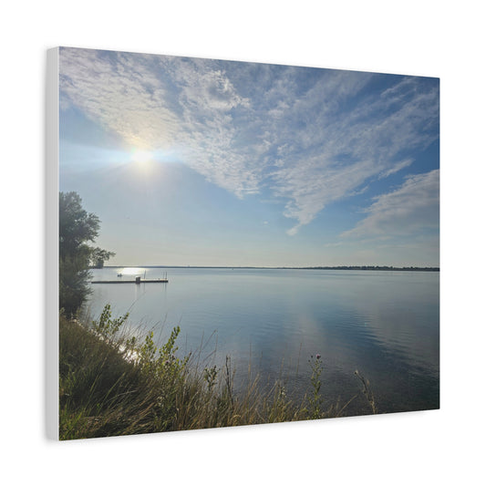 Calm Shore Front Day Matte Canvas, Stretched, 1.25"