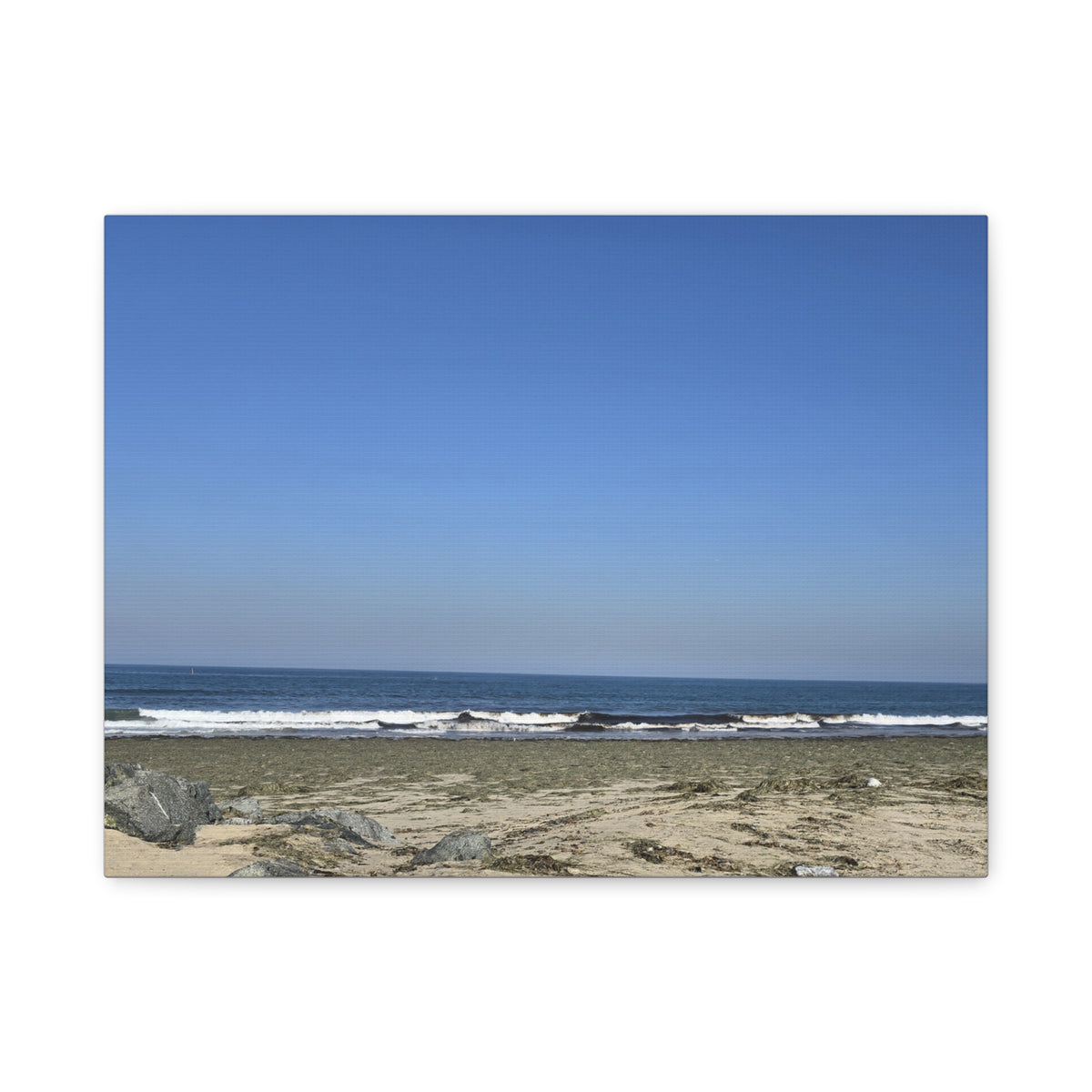 Peaceful Beach Sunset Canvas Print