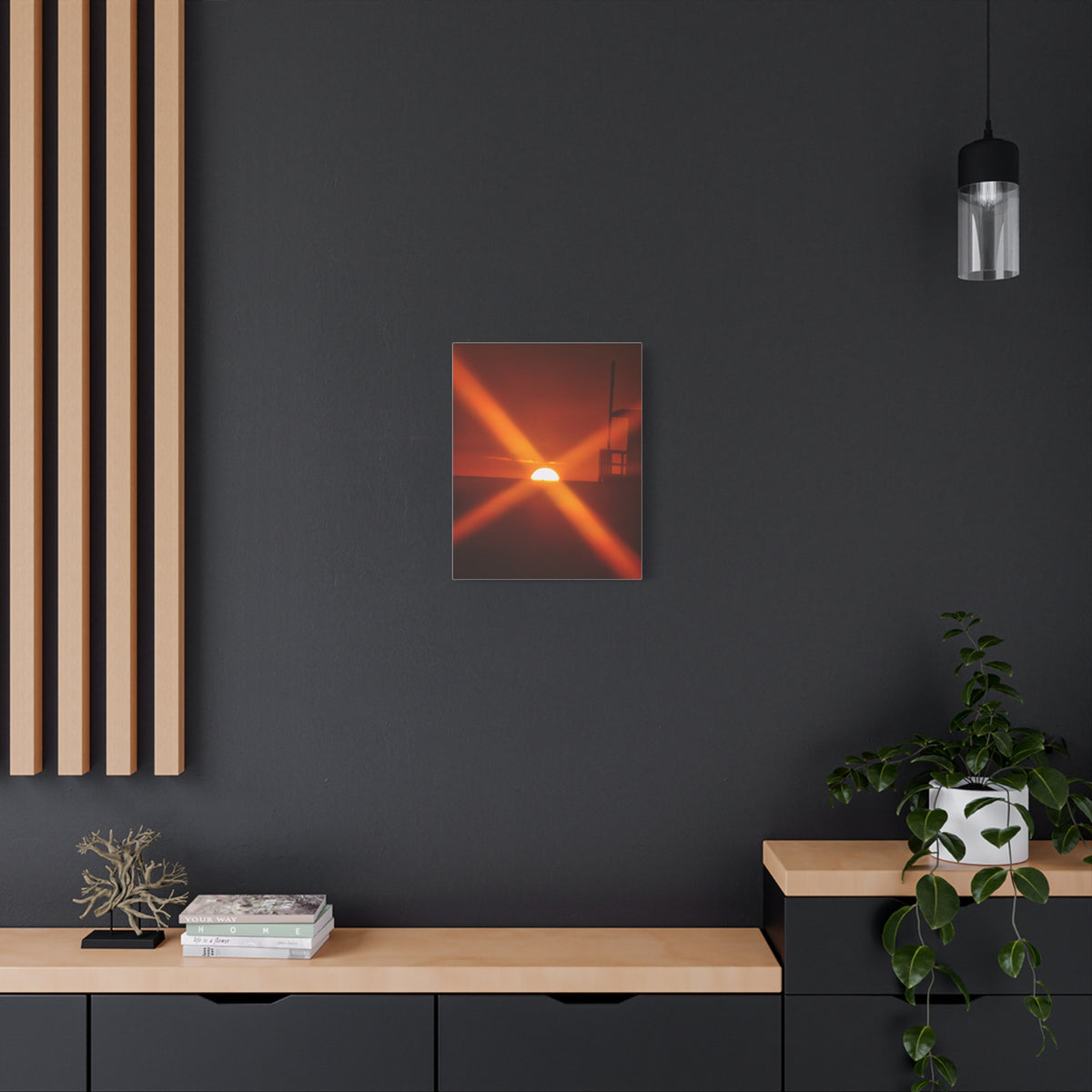 Beautiful Coastal Sunset Canvas Print